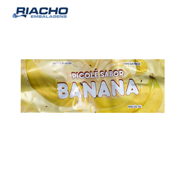 Saquinho Picolé Banana 200g Riacho Bopp