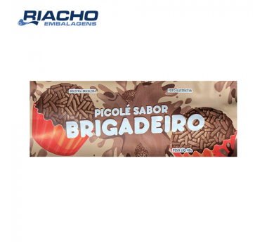 Saquinho Picolé Brigadeiro 200g Riacho Bopp