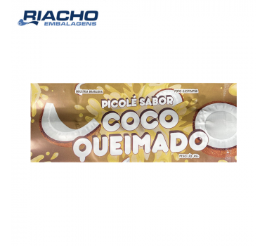 Saquinho Picolé Coco Queimado 200g Riacho Bopp