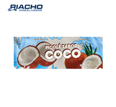 Saquinho Picolé Coco 200g Riacho Bopp