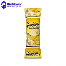 Saquinho Picolé Banana Bopp 250g Rio Novo