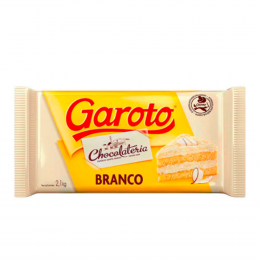 Chocolate Garoto Branco 2,1 KG